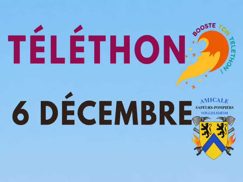 T&eacute;l&eacute;thon dimanche 06 d&eacute;cembre 