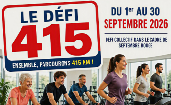 Le d&eacute;fi 415 - ensemble parcourons 415 KM